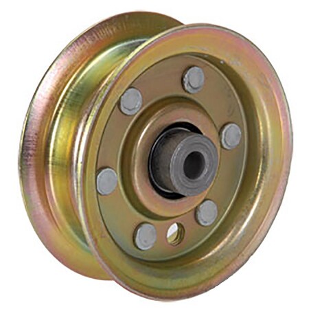 RAParts 173437 One (X1) Lawn Mower Flat Idler Pulley with Flanges Fits 42" Decks (from 2000 and After)